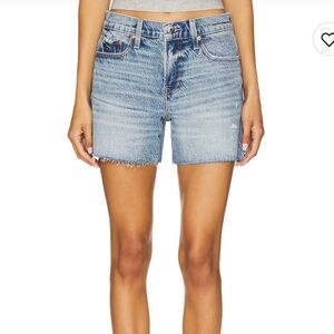Pistola Distressed girlfriend for Light Blue Jean Shorts